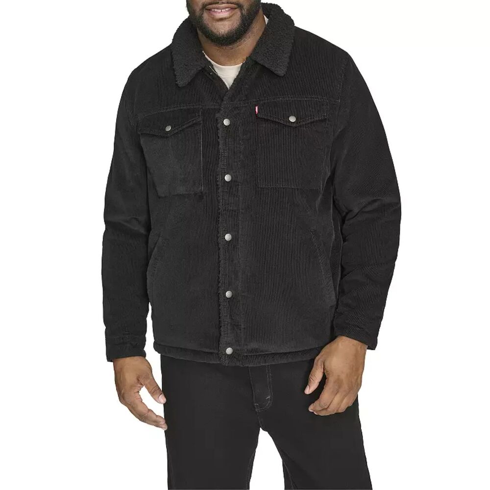 Levi's corduroy & faux shearling depot jacket